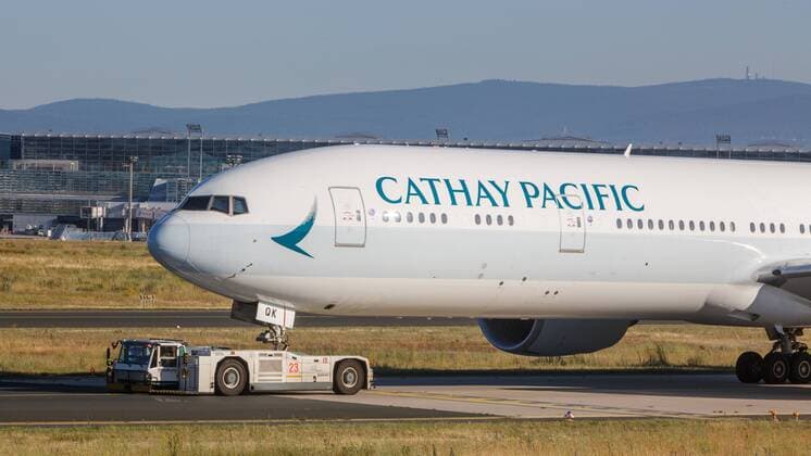 DEU, Germany, Frankfurt am Main, 28 06 2019 Frankfurt am Main Airport, Frankfurt Airport, Registration B KQK Cathay Pacific Boeing 777 367