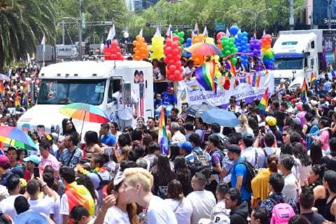 June 29, 2019 EUM20190629ACT09 JPG MEXICO CITY, MarchMarchaGay This Saturday, June 29, 2019, the 41st LGBTTTI Pride March is held in Mexico City, from the Angel of Independence to the capital Zocalo Photo Agency EL UNIVERSAL Hugo GarciaRDB  - ZUMAu78_ 20190629_zaf_u78_029 Copyright: xElxUniversalx