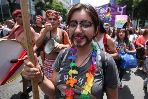June 29, 2019 EUM20190629ACT21 JPG MEXICO CITY, March Gay March This Saturday, June 29, 2019, the 41st LGBTTTI Pride March is held in Mexico City, from the Angel of Independence to the capital Zocalo Photo Agency EL UNIVERSAL Carlos Mejia RDB  - ZUMAu78_ 20190629_zaf_u78_043 Copyright: xCarlosxMejia ElxUniversalx