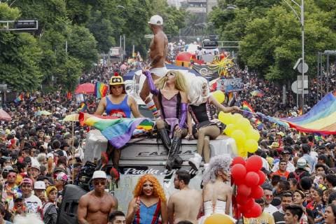 June 29, 2019 EUM20190629ACT29 JPG MEXICO CITY, March Gay March This Saturday, June 29, 2019, the 41st LGBTTTI Pride March is held in Mexico City, from the Angel of Independence to the capital Zocalo Photo Agency EL UNIVERSAL Humberto Morquecho RDB  - ZUMAu78_ 20190629_zaf_u78_085 Copyright: xHumbertoxMendozaxMorquechox