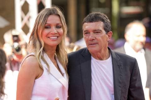 Antonio Banderas with life partner Nicole Kimpel at the CineMerit Gala in honour of Antonio Banderas with the premiere of Leid und Herrlichkeit Dolor y gloria at the 37 Filmfest München 2019 in the Festivalzentrum Gasteig Munich, 29 06 2019 Foto:xN.xKolinzx xFuturexImage