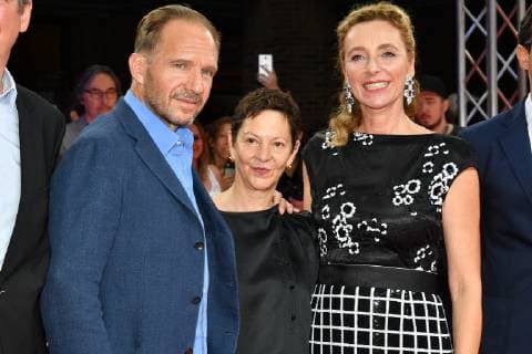 Ralph Fiennes and Diana Iljine Head of Filmfest Munich Cinemerit Gala Cinemerit Award 2019 Honour, Prize, Award Festival Centre Gaststeig Munich 01 July 2019