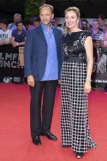 Ralph Fiennes and Diana Iljine at the CineMerit Gala in honour of Ralph Fiennes with the premiere of The White Crow at the 37 Filmfest München 2019 in the Festivalzentrum Gasteig Munich, 01 07 2019 Foto:xN.xKolinzx xFuturexImage