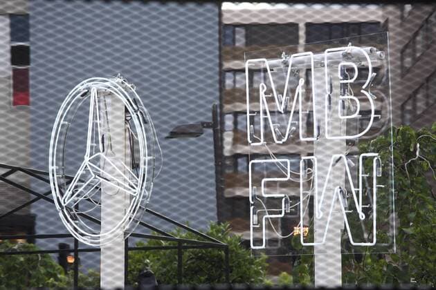 Emblem of the Mercedes Benz Fas Copyright: epd-bildx xJuergenxBlume EDITORIAL USE ONLY