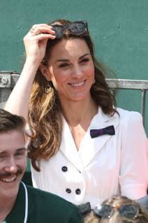 . 02 07 2019. London, United Kingdom. The Duchess of Cambridge on day two of the Wimbledon Tennis Championships in London.  xStephenxLockx xi-Imagesx IIM-19868-0015