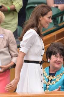 July 2, 2019 - London, London, UK - London, UK. HRH The Duchess of Sussex watches center court tennis fro the Royal Box on Day 2 of the Wimbledon Tennis Championships 2019 held at the All England Lawn Tennis and Croquet Club. London UK  - ZUMAl94_ 20190702_zaf_l94_016 Copyright: xRayxTangx