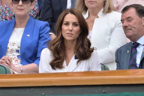 July 2, 2019 - London, London, UK - London, UK. HRH The Duchess of Sussex watches center court tennis fro the Royal Box on Day 2 of the Wimbledon Tennis Championships 2019 held at the All England Lawn Tennis and Croquet Club. London UK  - ZUMAl94_ 20190702_zaf_l94_018 Copyright: xRayxTangx