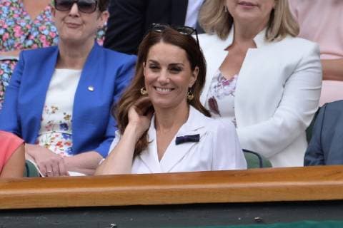 July 2, 2019 - London, London, UK - London, UK. HRH The Duchess of Sussex watches center court tennis fro the Royal Box on Day 2 of the Wimbledon Tennis Championships 2019 held at the All England Lawn Tennis and Croquet Club. London UK  - ZUMAl94_ 20190702_zaf_l94_024 Copyright: xRayxTangx