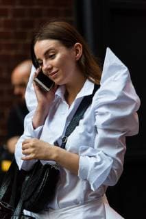 A chic showgoer attending Berlin Fashion Week - July 1, 2019 - BFW: Spring 2020 Street Style Day 1, Berlin Germany  Copyright: xNickxLeuzex NLBFW20190701ZDC16