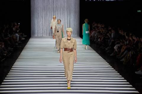 Marc Cain Fashion Show as part of the Fashion Week Spring Summer 2020 at the Velodrom in Berlin on 02 07 2020 MBFW Spring Summer 2020