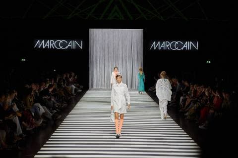 Marc Cain Fashion Show as part of the Fashion Week Spring Summer 2020 at the Velodrom in Berlin on 02 07 2020 MBFW Spring Summer 2020