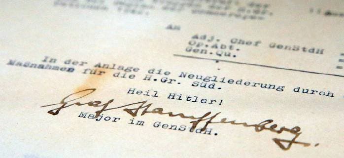An exhibition on the Hitler assassination in 1944 can be seen from Thursday 04 07 Copyright: epd-bild MatthiasxSchumann EDITORIAL USE ONLY