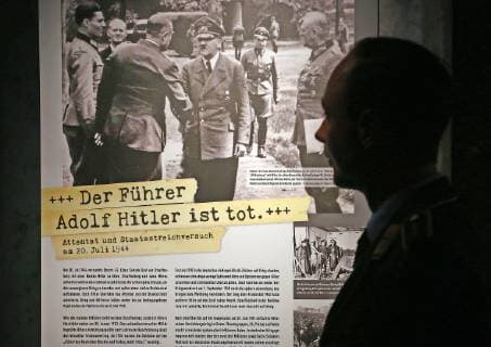 An exhibition on the Hitler assassination in 1944 can be seen from Thursday 04 07 2019 at the Militaerhistorisches Museu Copyright: epd-bild MatthiasxSchumann EDITORIAL USE ONLY