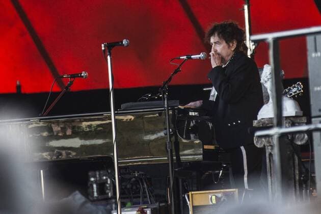 Bob Dylan plays for an enthusiastic audience at Orange Scene at Roskilde Festivals first evening on Wednesday, June 3, 2019, Roskilde Denmark,  Copyright: HellexArensbak HellexArensbakx cop200 spdk20190703-205632-L