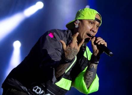 Member of US hip hop band The Black Eyed Peas Taboo performs on stage during the band s concert at the Cruilla Music Festival in Barcelona, Spain, 03 July 2019. The Black Eyed Peas at Cruilla Music Fest !ACHTUNG: NUR REDAKTIONELLE NUTZUNG!  Copyright: xEnricxFontcubertax GRAF8238 20190703-636977911955323241
