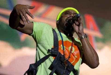 Members of US hip hop band The Black Eyed Peas Apl.de.Ap performs on stage during the band s concert at the Cruilla Music Festival in Barcelona, Spain, 03 July 2019. The Black Eyed Peas at Cruilla Music Fest !ACHTUNG: NUR REDAKTIONELLE NUTZUNG!  Copyright: xEnricxFontcubertax GRAF8239 20190703-636977912640206928