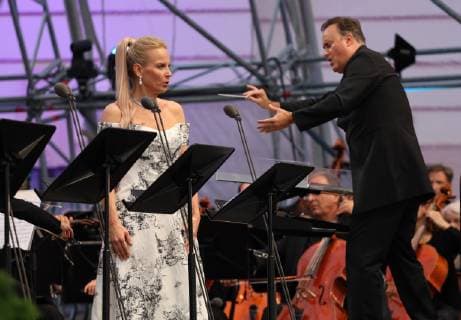 Classical under stars Göttweig Abbey, 03 07 2019 Elina GARANCA, Karel Mark CHICHON