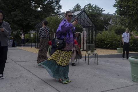 Berlin: Street fashion and trade show Public during Trade show and Fashion Week Berlin, 02 July 2019 Berlin Berlin Germany  BeataxSiewicz