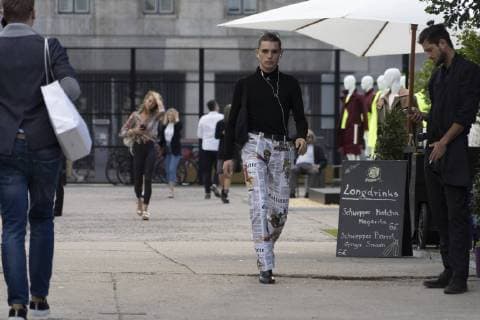 Berlin: Street fashion and trade show Public during Trade show and Fashion Week Berlin, 02 July 2019 Berlin Berlin Germany  BeataxSiewicz