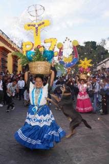 July 5, 2019 EUM20190705NAC11 JPG OAXACA, Oax TraditionTradicion Guelaguetza July 5, 2019 Aspects of the first banquet of Guelaguetza 2019 that took place in the streets of the historic center of Oaxaca Photo Agency EL UNIVERSALEELG  - ZUMAu78_ 20190705_zaf_u78_047 Copyright: xElxUniversalx