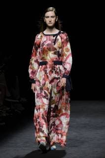 July 10, 2019 - Madrid, Spain - A model walks the runway at the Devota & Lomba fashion show during the Mercedes Benz Fashion Week Spring Summer 2020 at Ifema on July 09, 2019 in Madrid, Spain. Madrid Spain  - ZUMAn230 20190710_zaa_n230_182 Copyright: xOscarxGonzalezx