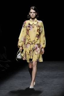 July 10, 2019 - Madrid, Spain - A model walks the runway at the Devota & Lomba fashion show during the Mercedes Benz Fashion Week Spring Summer 2020 at Ifema on July 09, 2019 in Madrid, Spain. Madrid Spain  - ZUMAn230 20190710_zaa_n230_172 Copyright: xOscarxGonzalezx