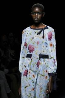 July 10, 2019 - Madrid, Spain - A model walks the runway at the Devota & Lomba fashion show during the Mercedes Benz Fashion Week Spring Summer 2020 at Ifema on July 09, 2019 in Madrid, Spain. Madrid Spain  - ZUMAn230 20190710_zaa_n230_187 Copyright: xOscarxGonzalezx