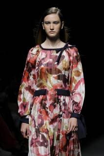 July 10, 2019 - Madrid, Spain - A model walks the runway at the Devota & Lomba fashion show during the Mercedes Benz Fashion Week Spring Summer 2020 at Ifema on July 09, 2019 in Madrid, Spain. Madrid Spain  - ZUMAn230 20190710_zaa_n230_183 Copyright: xOscarxGonzalezx