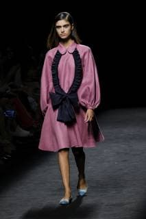 July 10, 2019 - Madrid, Spain - A model walks the runway at the Devota & Lomba fashion show during the Mercedes Benz Fashion Week Spring Summer 2020 at Ifema on July 09, 2019 in Madrid, Spain. Madrid Spain  - ZUMAn230 20190710_zaa_n230_167 Copyright: xOscarxGonzalezx