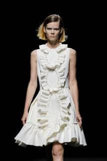 July 10, 2019 - Madrid, Spain - A model walks the runway at the Devota & Lomba fashion show during the Mercedes Benz Fashion Week Spring Summer 2020 at Ifema on July 09, 2019 in Madrid, Spain. Madrid Spain  - ZUMAn230 20190710_zaa_n230_169 Copyright: xOscarxGonzalezx