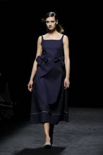July 10, 2019 - Madrid, Spain - A model walks the runway at the Devota & Lomba fashion show during the Mercedes Benz Fashion Week Spring Summer 2020 at Ifema on July 09, 2019 in Madrid, Spain. Madrid Spain  - ZUMAn230 20190710_zaa_n230_156 Copyright: xOscarxGonzalezx