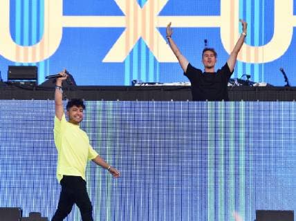 QUEBEC CITY, QUEBEC - JULY 10: Andrew Fedyk and Joe Depace of Loud Luxury perform during 2019 Festival D ete Quebec at Plains of Abraham on July 10, 2019 in Quebec City, Canada. Photo: imageSPACE MediaPunch Copyright: ximageSPACEx