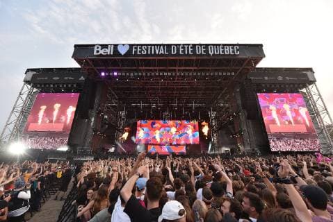 QUEBEC CITY, QUEBEC - JULY 10: Atmosphere Crowd during 2019 Festival D ete Quebec at Plains of Abraham on July 10, 2019 in Quebec City, Canada. Photo: imageSPACE MediaPunch Copyright: ximageSPACEx