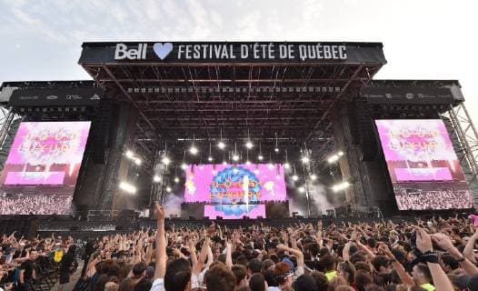 QUEBEC CITY, QUEBEC - JULY 10: Atmosphere Crowd during 2019 Festival D ete Quebec at Plains of Abraham on July 10, 2019 in Quebec City, Canada. Photo: imageSPACE MediaPunch Copyright: ximageSPACEx