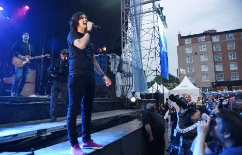 QUEBEC CITY, QC - JULY 11: David Usher of Moist performs at the Festival d ete de Quebec on July 10, 2019 in Quebec City, Canada. Photo: imageSPACE MediaPunch Copyright: ximageSPACEx