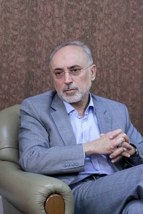 July 5, 2016 - Tehran, Tehran, IRAN - Ali Akbar Salehi, head of the Atomic Energy Organisation of Iran, speaks during an interview in Tehran, Iran. Tehran IRAN - ZUMAf146 20160705_zip_f146_034 Copyright: xRouzbehxFouladix