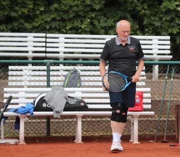 Dirk ROSSMANN in the Braunschweig tennis duel