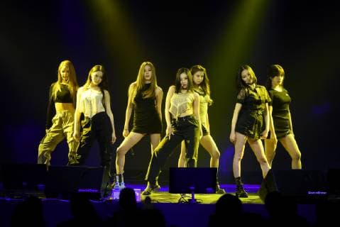 Entertainment Bilder des Tages Members of South Korean girl group CLC perform during the 2019 CLC 1st Fan Meeting in Taipei, Taiwan, 14 July 2019. South Korean girl group CLC hots up 1st Fan Meeting in Taipei  bjl12430088