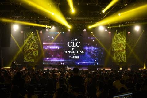 Members of South Korean girl group CLC perform during the 2019 CLC 1st Fan Meeting in Taipei, Taiwan, 14 July 2019. South Korean girl group CLC hots up 1st Fan Meeting in Taipei  bjl12430075
