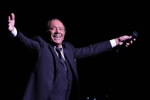 July 16, 2019 - Madrid, Spain - Canadian singer Paul Anka performs on stage during his concert at the Royal Theater in Madrid, Spain, 15 July 2019, on occasion of the 5th edition of the Universal Music Festival 2019. Madrid Spain  - ZUMAn230 20190716_zaa_n230_019 Copyright: xOscarxGonzalezx