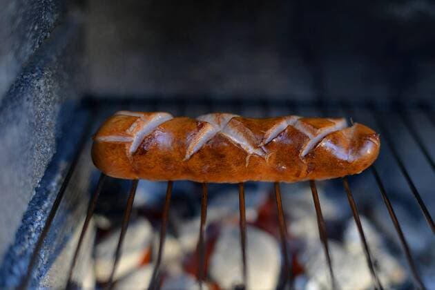 Stuttgarter Rote Wurst auf Grill, Stuttgart, Baden Württemberg, Germany, Europe Copyright: imageBROKER/MichaelxWeber ibximw04921841.jpg