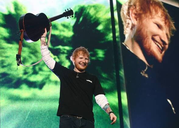 Entertainment Bilder des Tages MOSCOW, RUSSIA - JULY 19, 2019: British singer-songwriter Ed Sheeran gives a concert at Otkritie Arena during his world tour. Sergei Bobylev TASS  TS0B3A57
