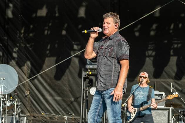 July 19, 2019 - Twin Lakes, Wisconsin, U.S - RICHIE MCDONALD and ROBBY WILSON of Lonestar during the Country Thunder Music Festival in Twin Lakes, Wisconsin Twin Lakes U.S. - ZUMAs135 20190719_zap_s135_043 Copyright: xDanielxDeSloverx