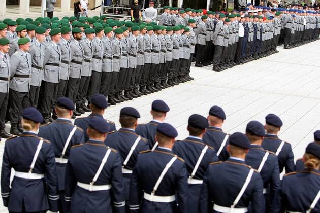 2019 solemn vow 2019 solemn vow 2019 by around 400 soldiers at the Federal Ministry of Defence Berlin Mitte Berlin Germany