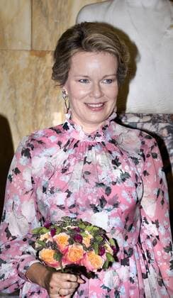 20-07-2019 Belgium Queen Mathilde pose ahead of a concert on the eve of Belgium s National Day at Bozar in Brussels.  Copyright: xPPEx