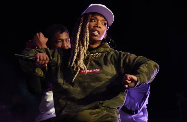 July 20, 2019 - Concord, CA, USA - CONCORD, CA - JULY 20: Singer Brandi performs during the Femme it Forward Music Festival at the Concord Pavilion on July 20, 2019 in Concord, California. Photo: imageSPACE Concord USA - ZUMAs181 20190720_zea_s181_086 Copyright: xImagespacex