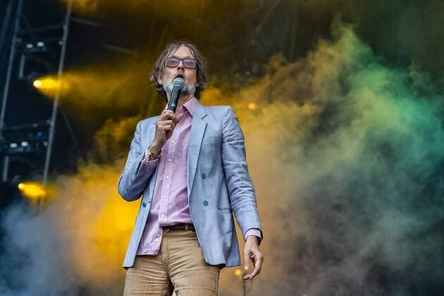 July 20, 2019 - UK singer Jarvis Cocker perfoming at the Bluedot Science and music festival , Jodrell bank, Cheshire UK - ZUMAp211 20190720_zap_p211_007 Copyright: xAndyxVonxPipx