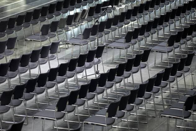 A still empty meeting room on the occasion of the special meeting convened for the swearing-in of the new Minister of Defense Annegret Kramp Karrenbauer in the hall of the Paul Loebe House Berlin, 24 07 2019 Berlin Germany Copyright: xJaninexSchmitz photothek.netx