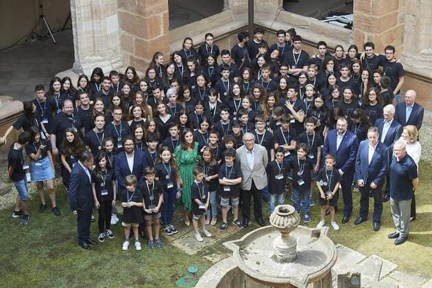 25-07-2019 Queen Letizia during the ‘’international school of music’’ summer course conference of the princess Asturias foundation at Archaeological Museum of Asturias in Oviedo. No Spain  Copyright: xPPEx