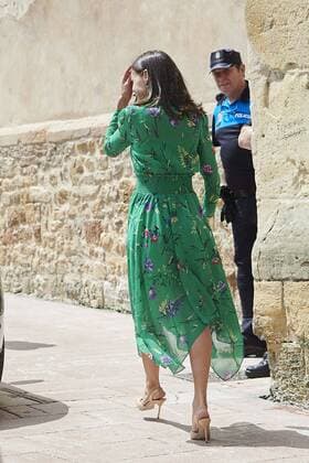July 25, 2019, Oviedo, Asturias, Spain: Queen Letizia of Spain attends Inaugural conference of the summer courses of the International School of Music of the Princess of Asturias Foundation at Archaeological Museum of Asturias on July 25, 2019 in Oviedo, Spain Oviedo Spain  - ZUMAg15_ 20190725_zaf_g15_054 Copyright: xJackxAbuinx